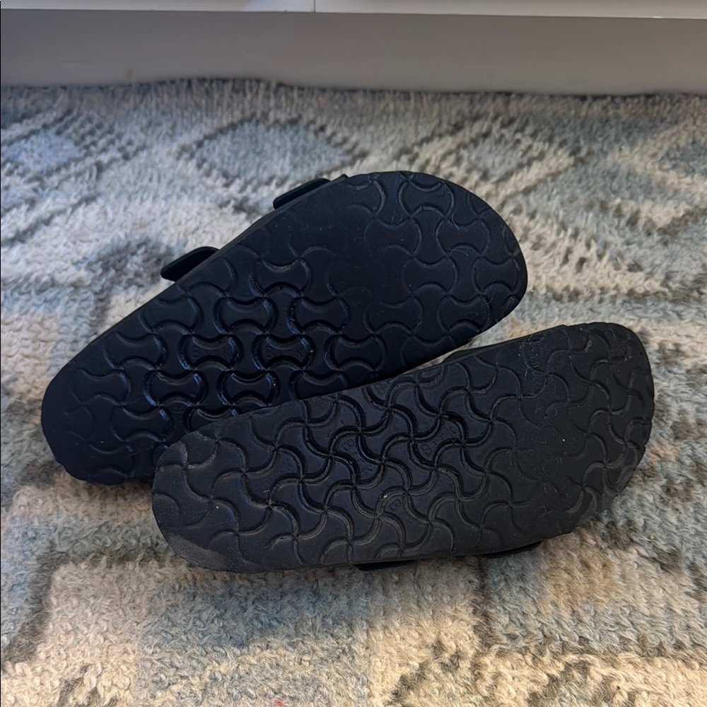 Birkenstock Arizona Black Oiled Leather Double Strap Sandals EU39 Original $135 - Picture 8 of 10